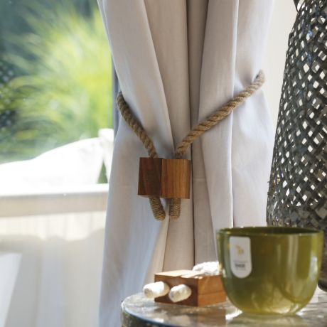 Embrasse à rideaux cubes aimantés - V.créations