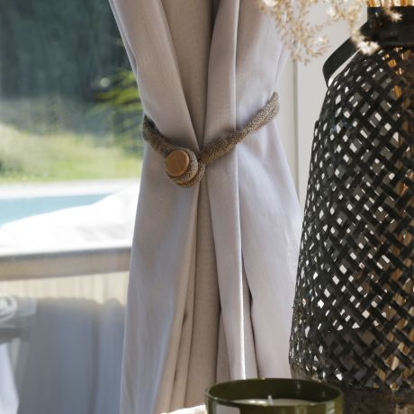 Embrasse à rideaux lien aimanté Maora V. Créations