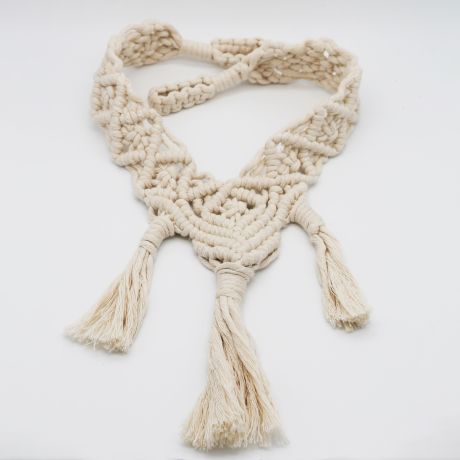 Embrasse à rideaux lien macramé Gioia - V. Créations