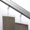 L4 : 10 crochets rotules  BLANC