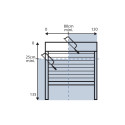 Volet roulant aluminium recoupable avec motorisation somfy solaire