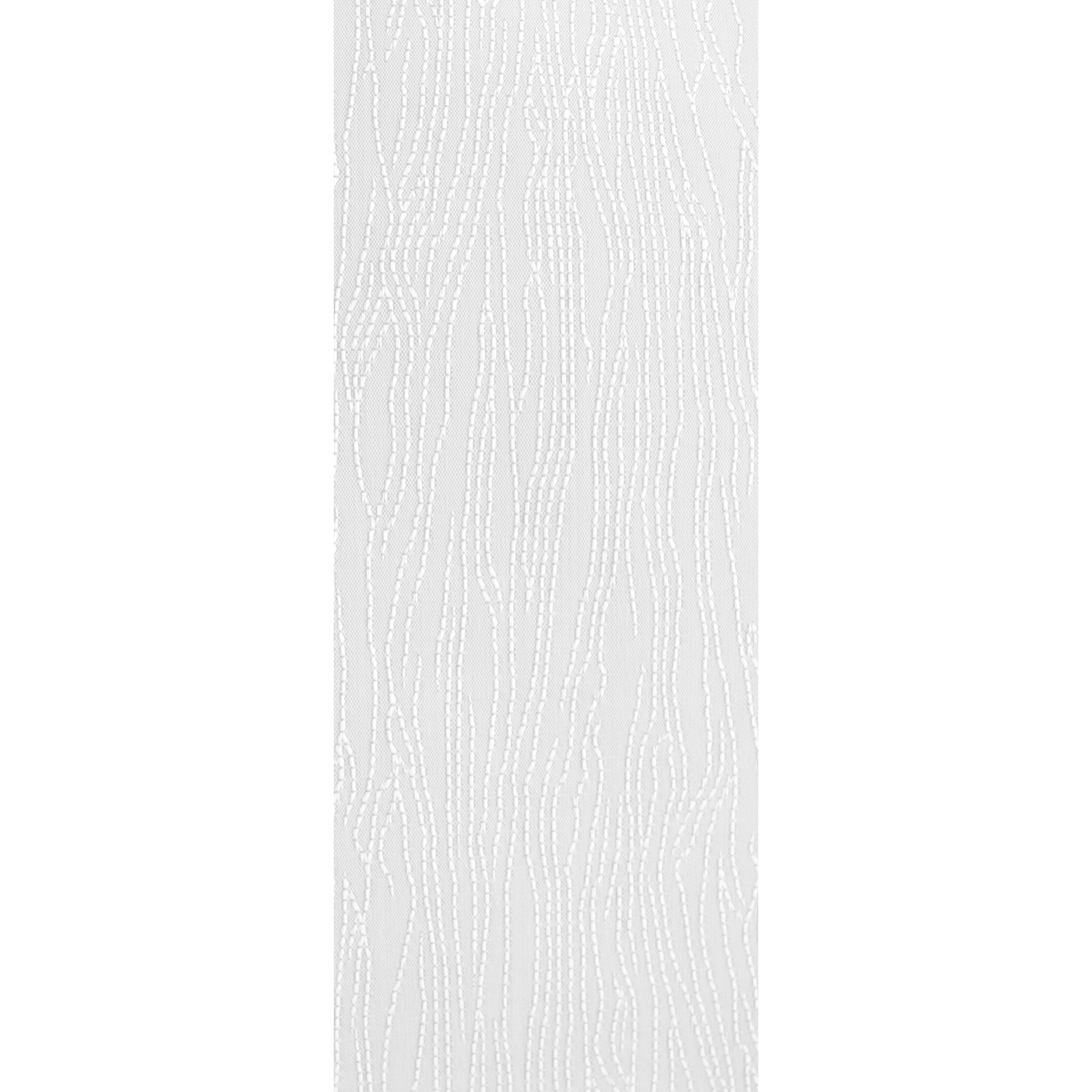 Lot de 5 lamelles verticales 89mm motif Duncan Blanc pour store californien