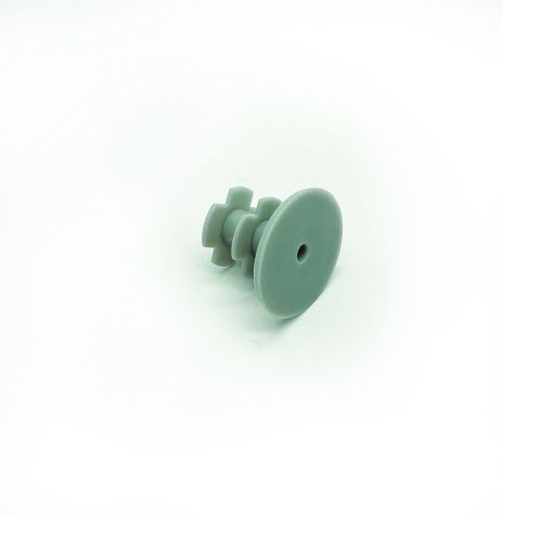 Embout de barre de lestage gris clair pour store enrouleur jour nuit