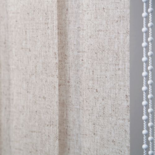 Lot de 5 lamelles verticales 89mm tamisantes chiné sans chainette pour store californien