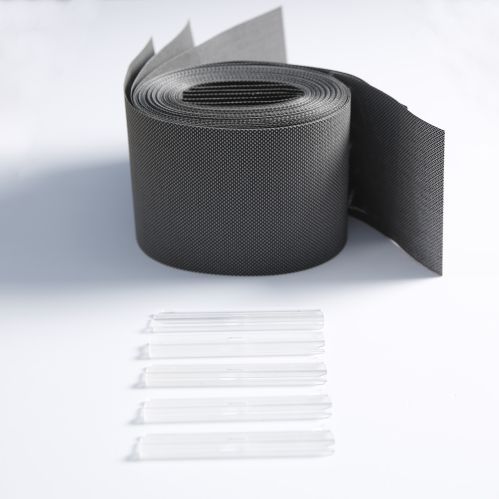 Contenu boite lamelles verticales 89mm Screen sans chainette pour store californien