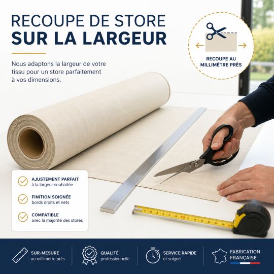 Mise à dimensions de votre store