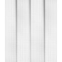 Lot de 5 lamelles verticales 89mm motif lézard blanc pour store californien
