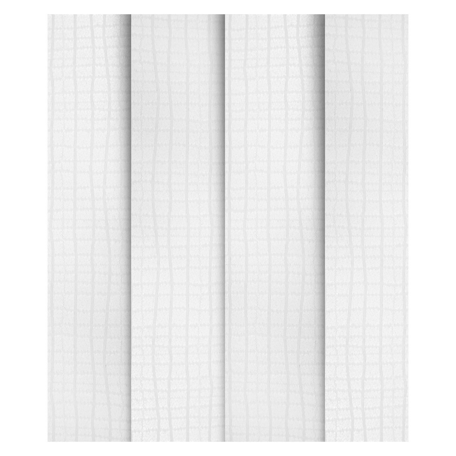 Lot de 5 lamelles verticales 89mm motif lézard blanc pour store californien