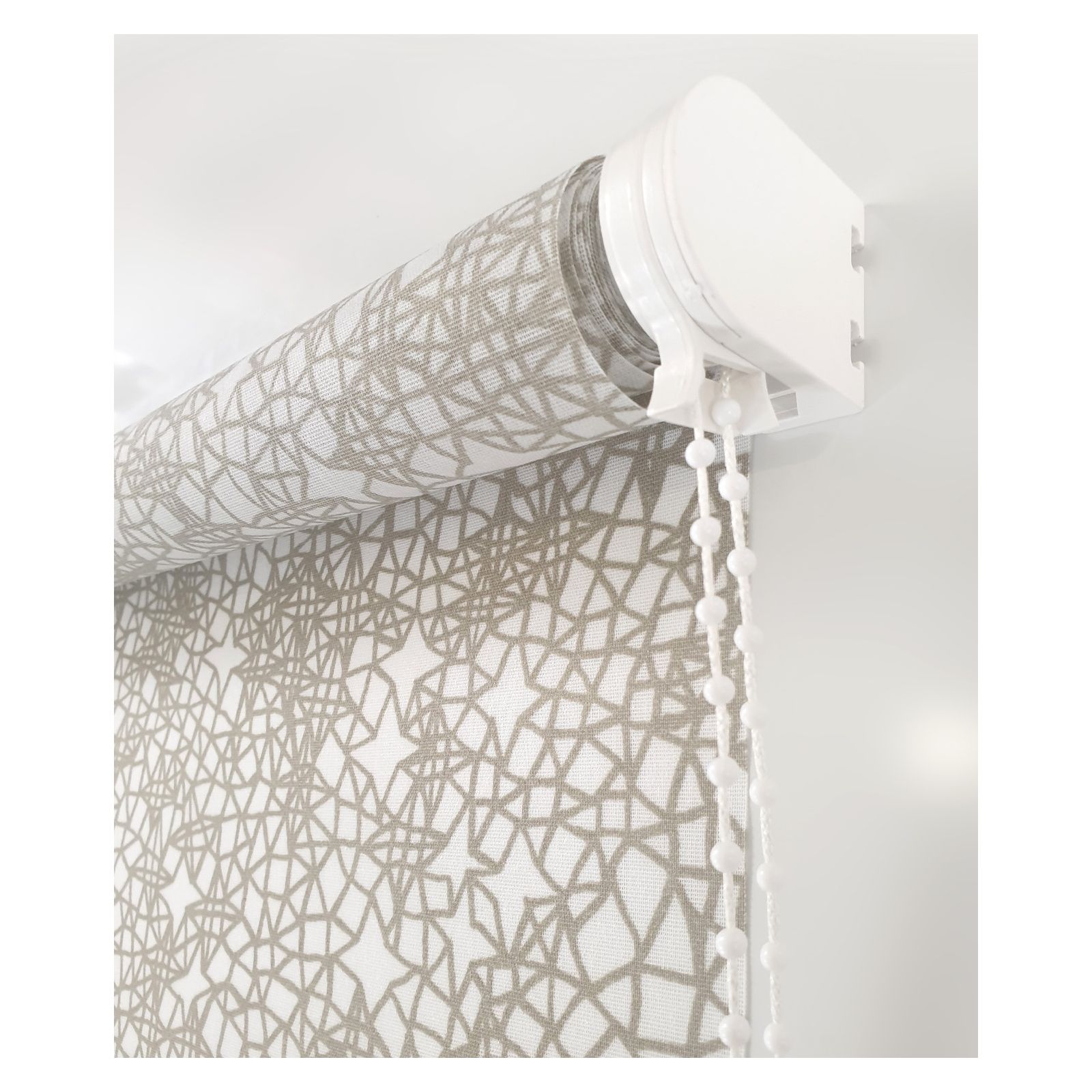 Mécanisme store enrouleur tamisant motif stella