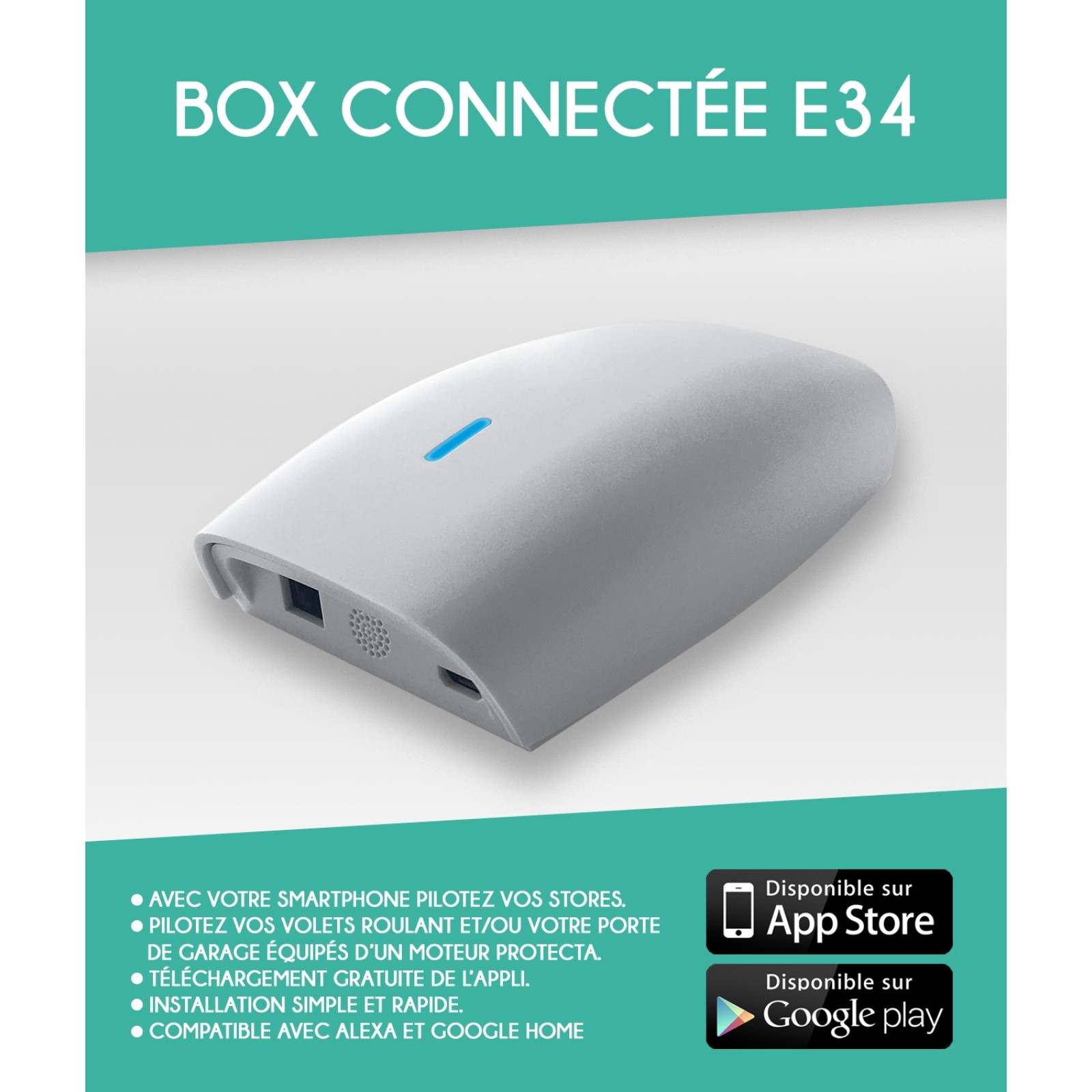 Box connecté pour store motorisé - E34