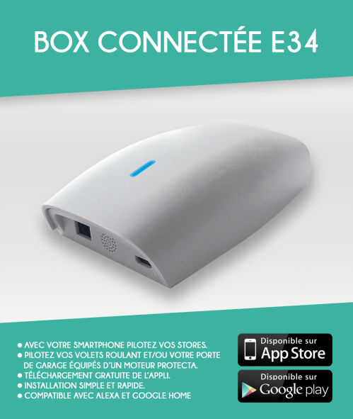 Box connecté pour store motorisé - E34