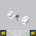 Support complet blanc pour venitien vinyle 25mm
