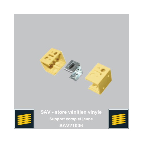 Support complet jaune pour venitien vinyle 25mm