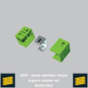 Support complet vert pour venitien vinyle 25mm