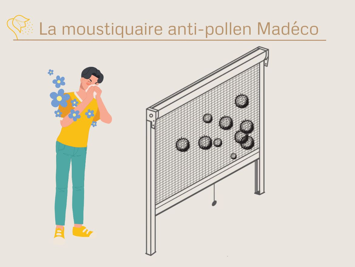 Respirez mieux avec la nouvelle moustiquaire Anti-Pollen de Madéco ! 